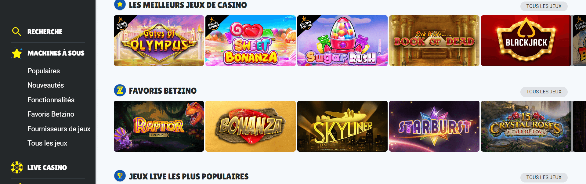 jeux betzino