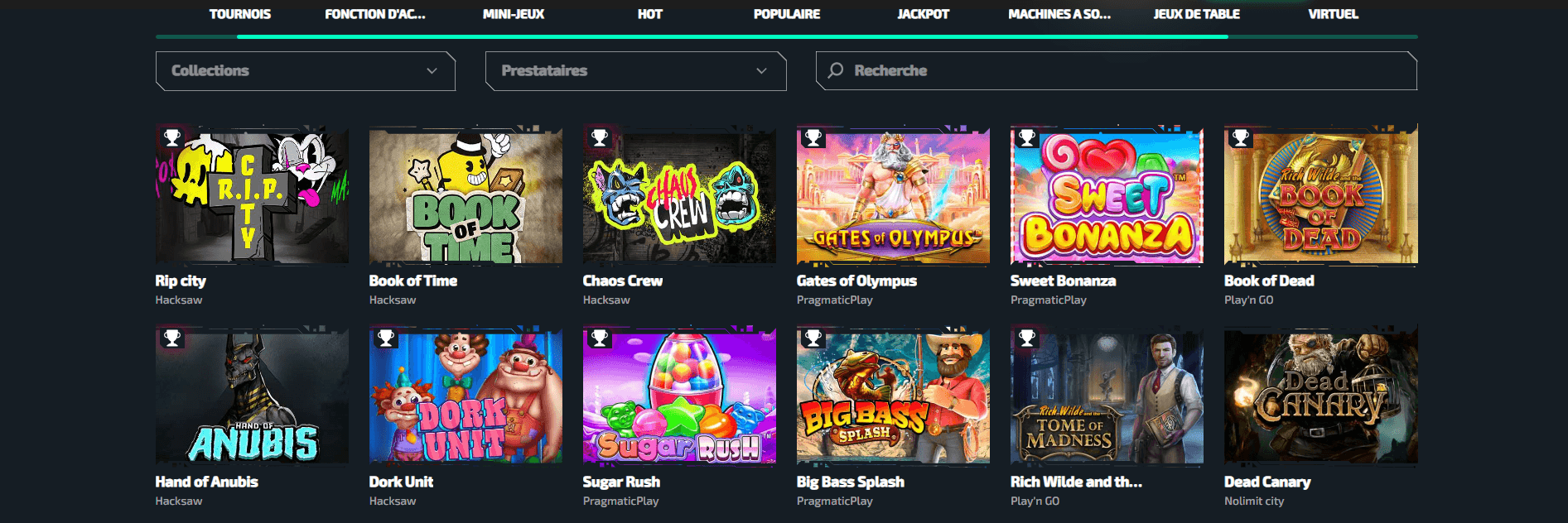 jeux casinozer