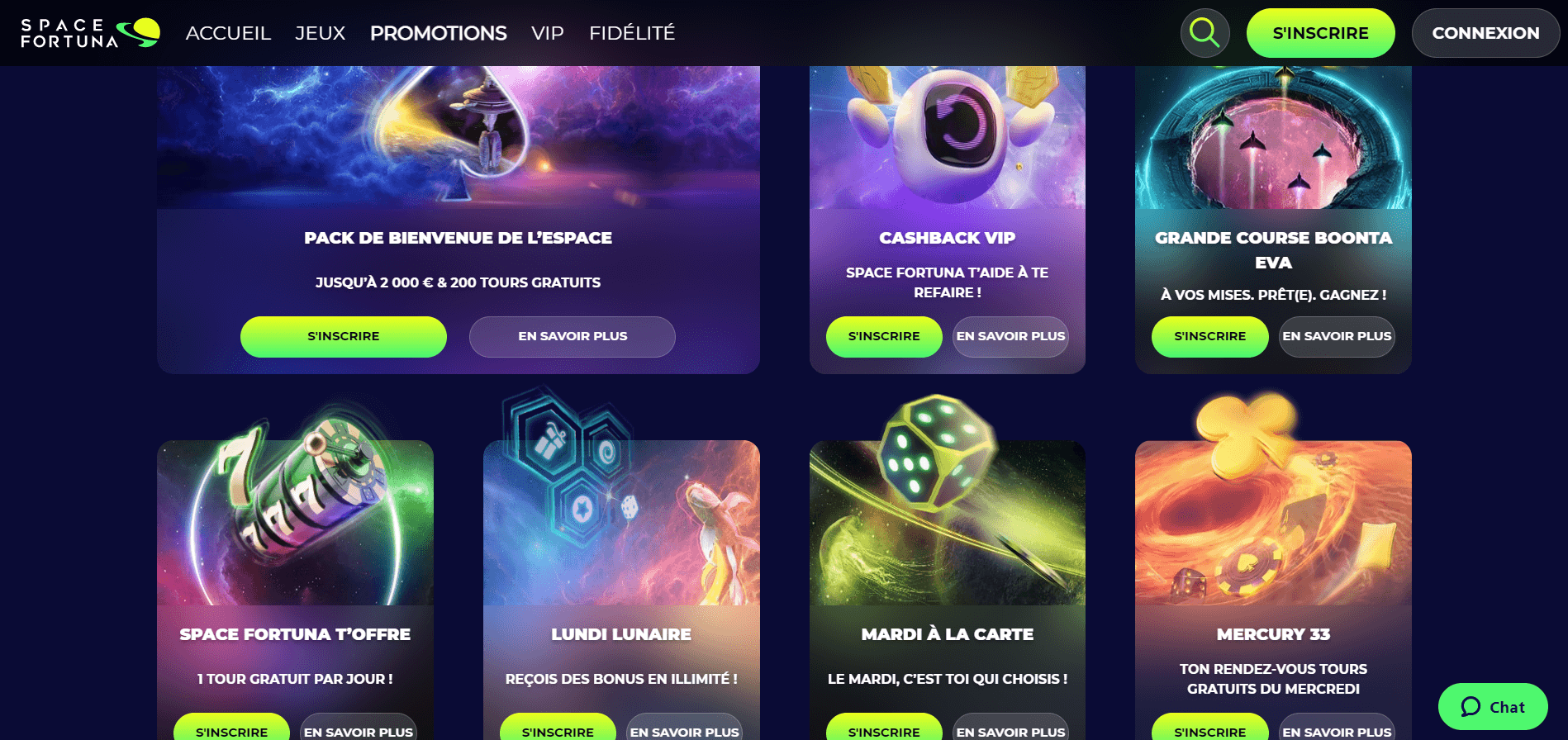space fortuna casino bonus