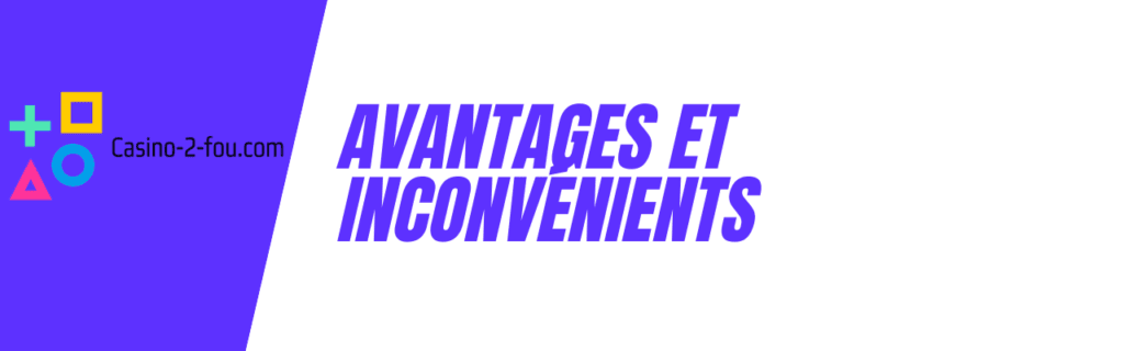 avantages et inconvénients au pai gow poker