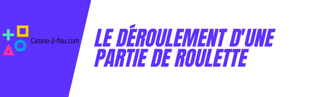 déroulement d'une partie de roulette