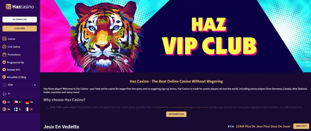 test haz casino