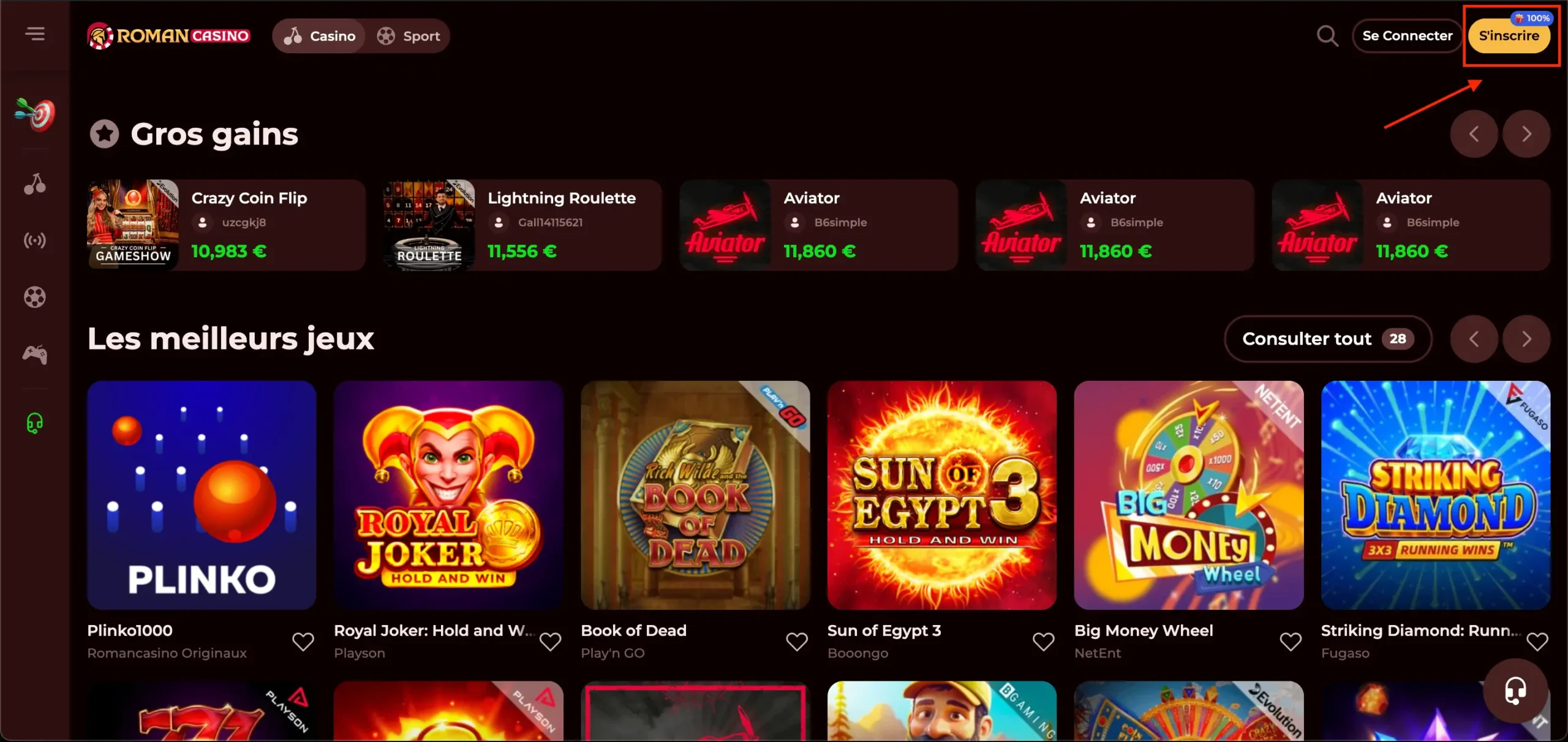 roman casino test