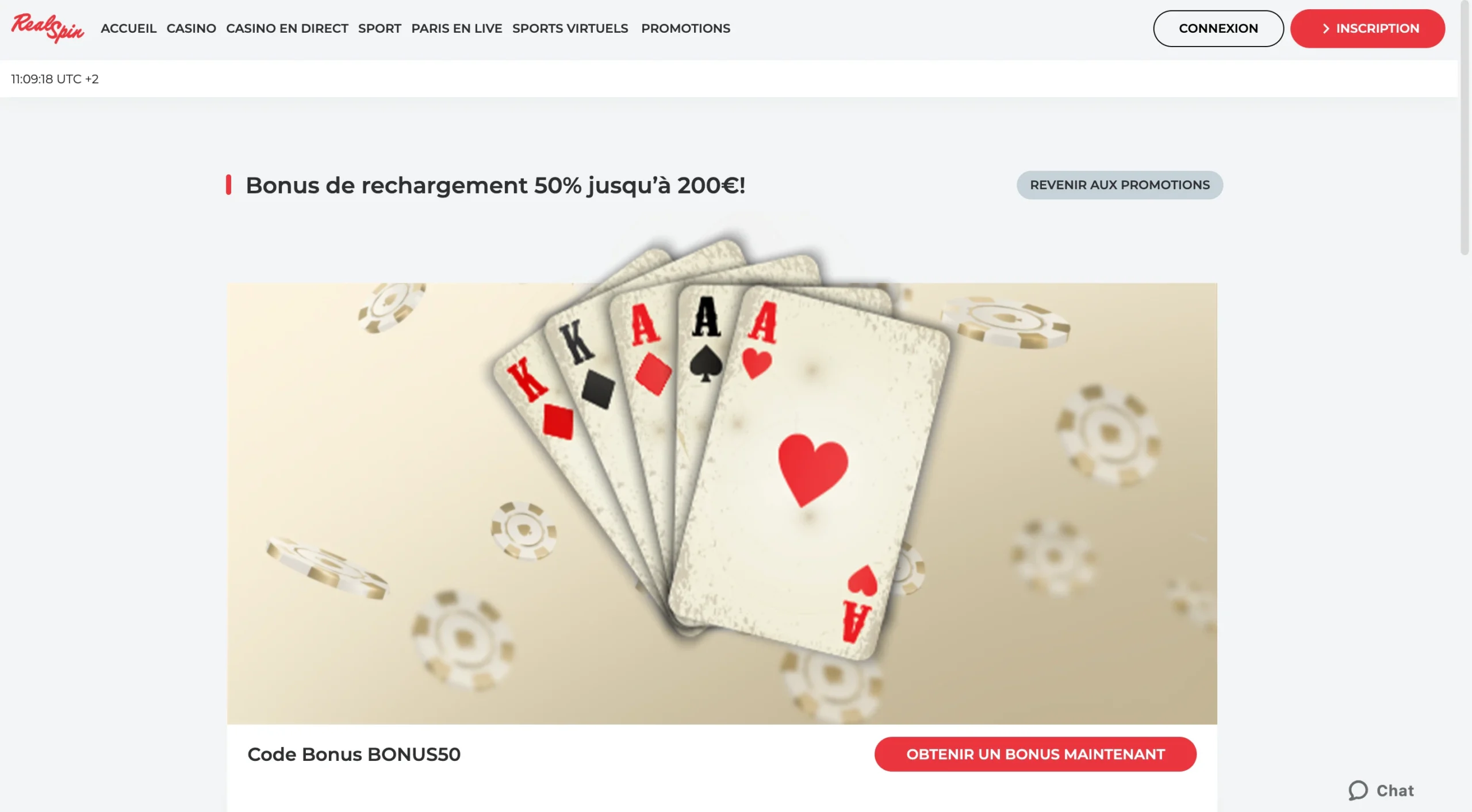 RealSpin Casino jeux