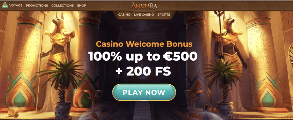 Amunra Casino Bonus