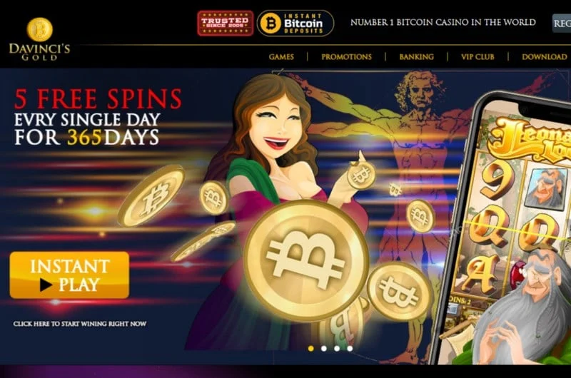 bonus davinci gold casino