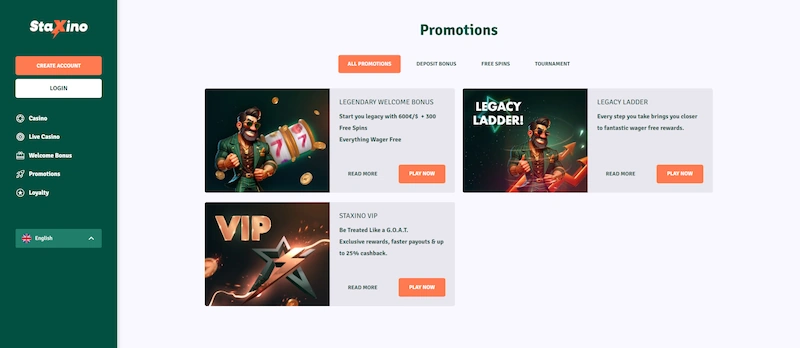 test staxino casino