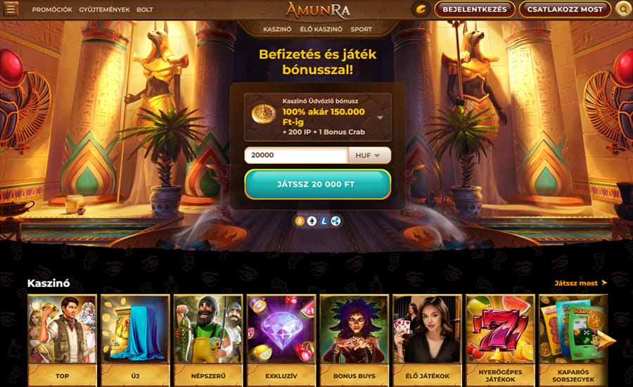 AmunRa Casino Jeux