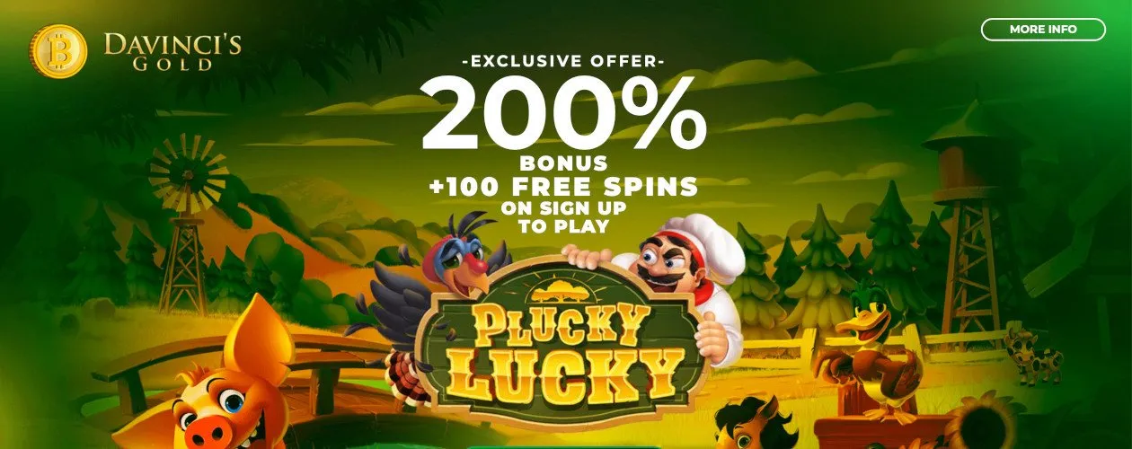 davinci gold casino bonus