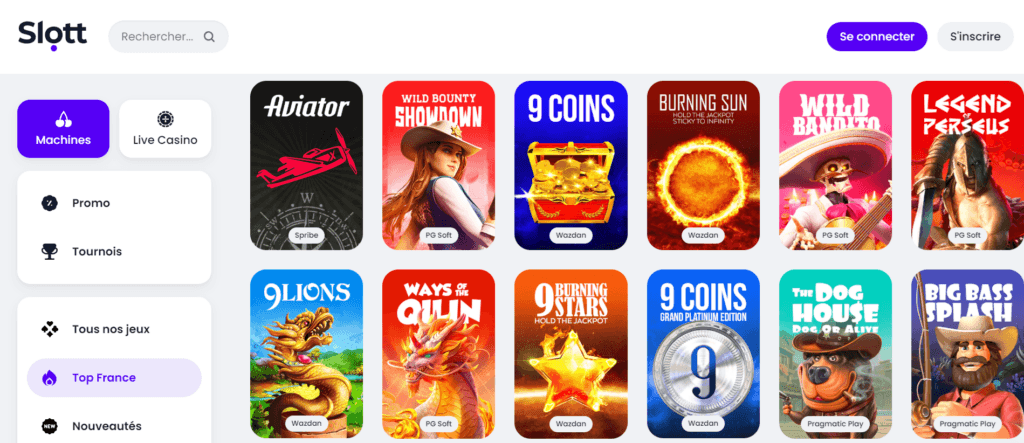 avis slot casino