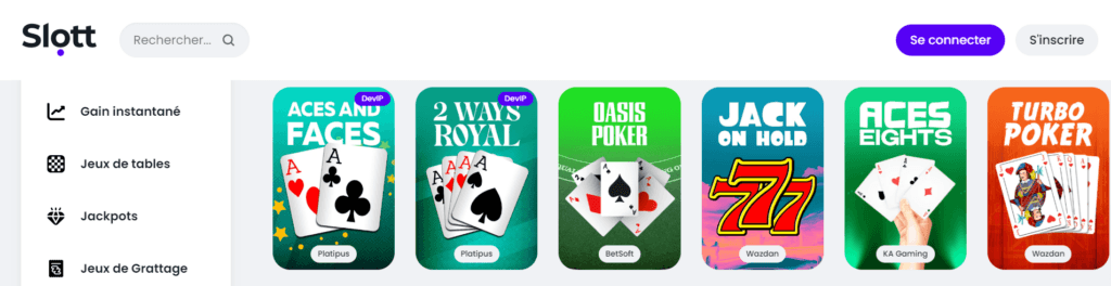 slot casino jeux
