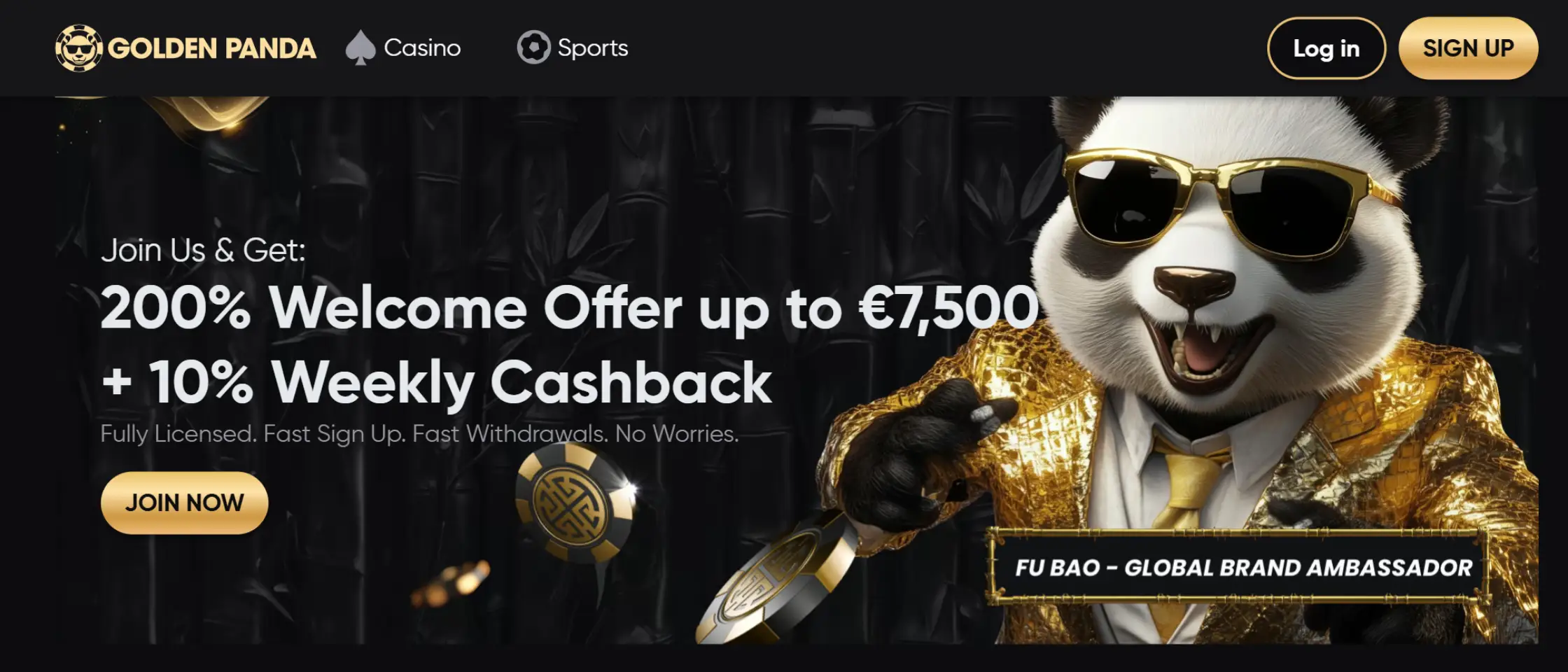 avis golden panda casino
