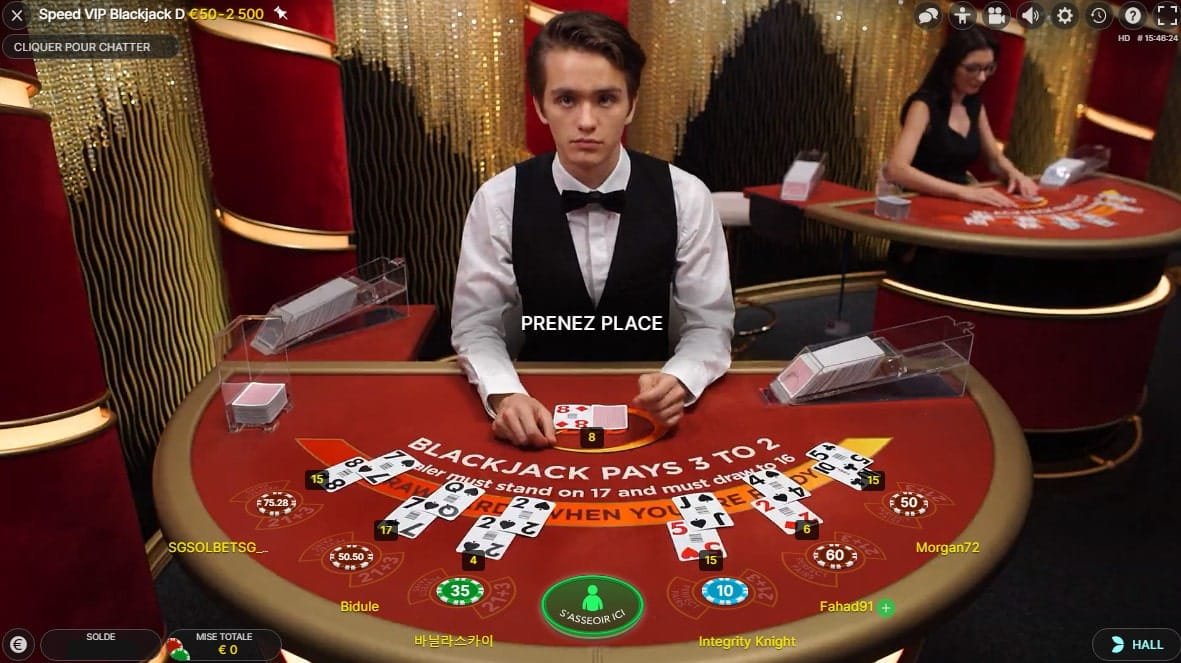 jeux de casino en direct