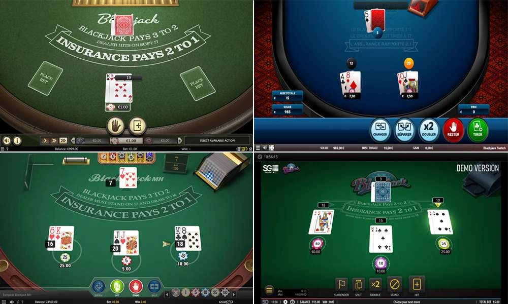 variantes blackjack roulette