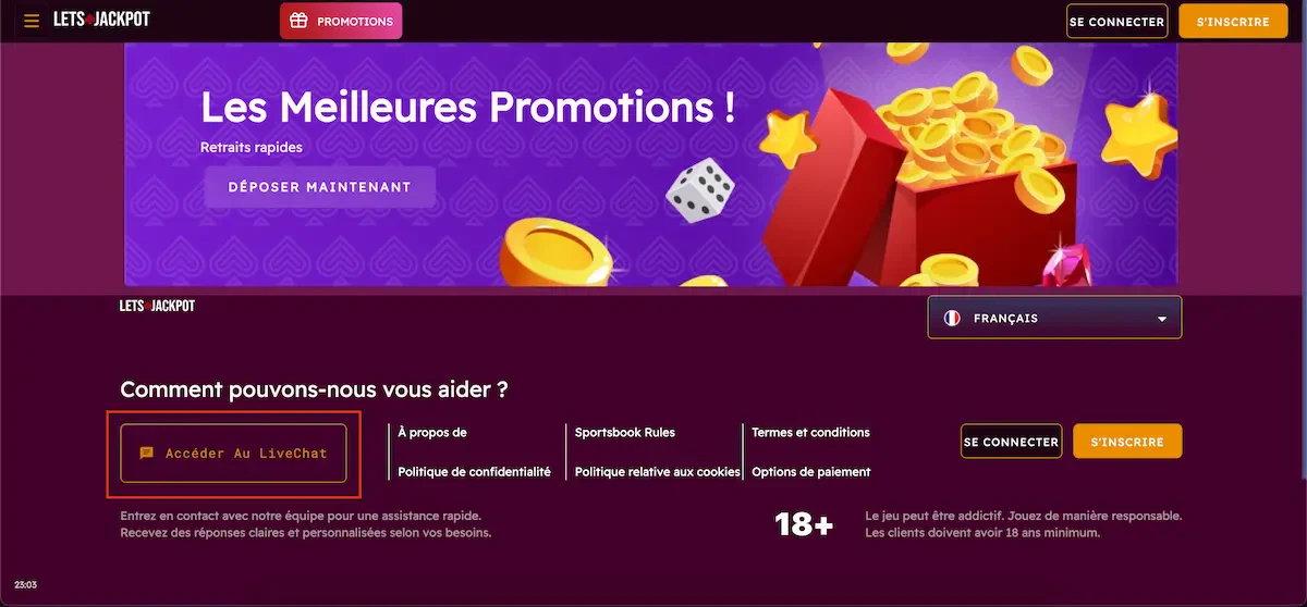 lets jackpot casino revue