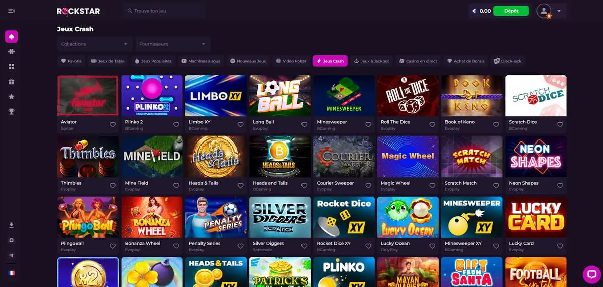 jeux rockstar casino