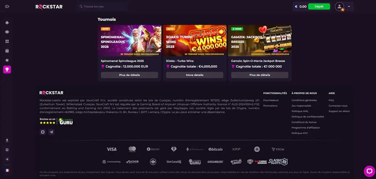 test rockstar casino