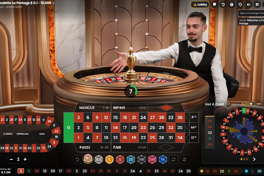 les règles de la roulette
