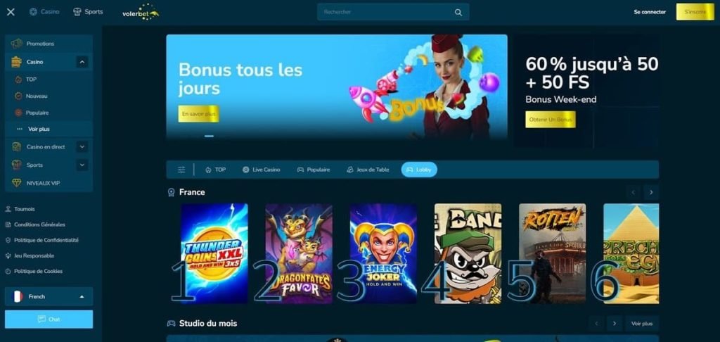 avis Volerbet casino